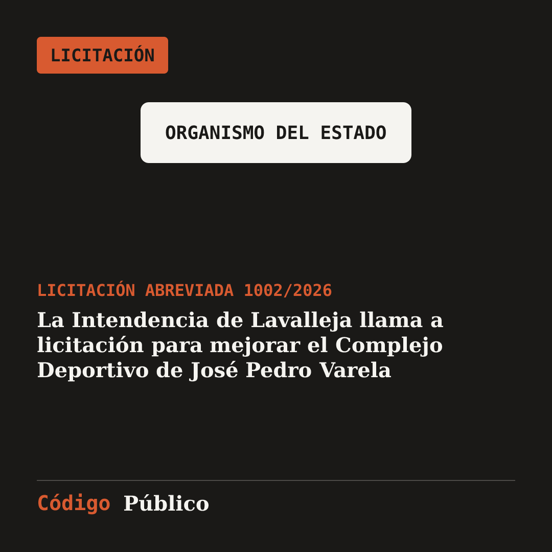 La Intendencia de Lavalleja llama a licitación para mejorar el Complejo Deportivo de José Pedro Varela
